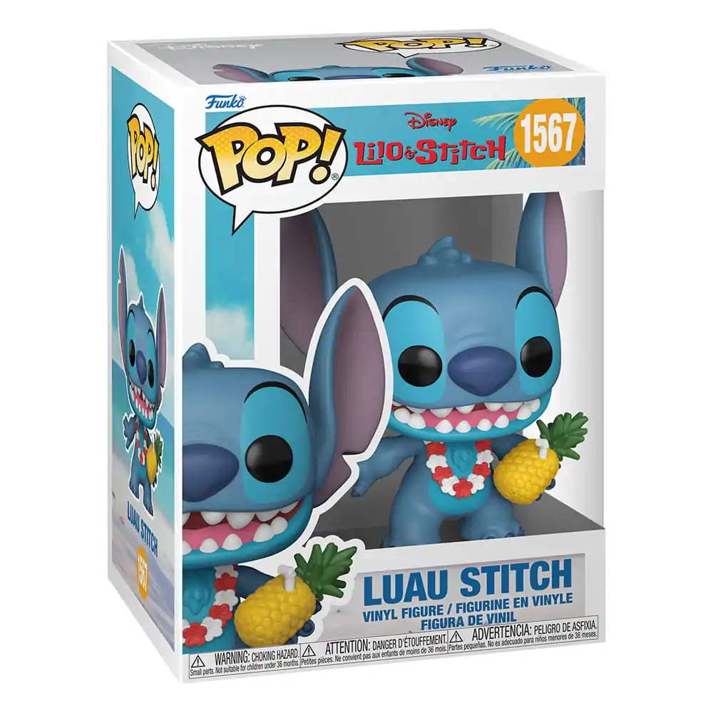 Figurină de Vinil Lilo & Stitch Funko POP! Luau Stitch 9 cm poza produsului