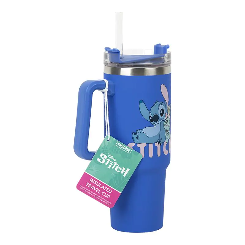 Lilo & Stitch Pahar de călătorie multifuncțional Stitch Albastru poza produsului