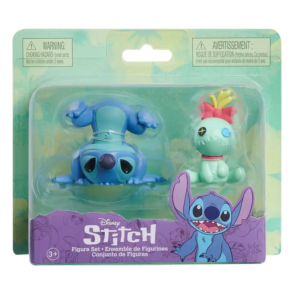 Lilo & Stitch Mini Figurina Set 2-Piese Scrump & Upside Down Stitch 7 cm poza produsului