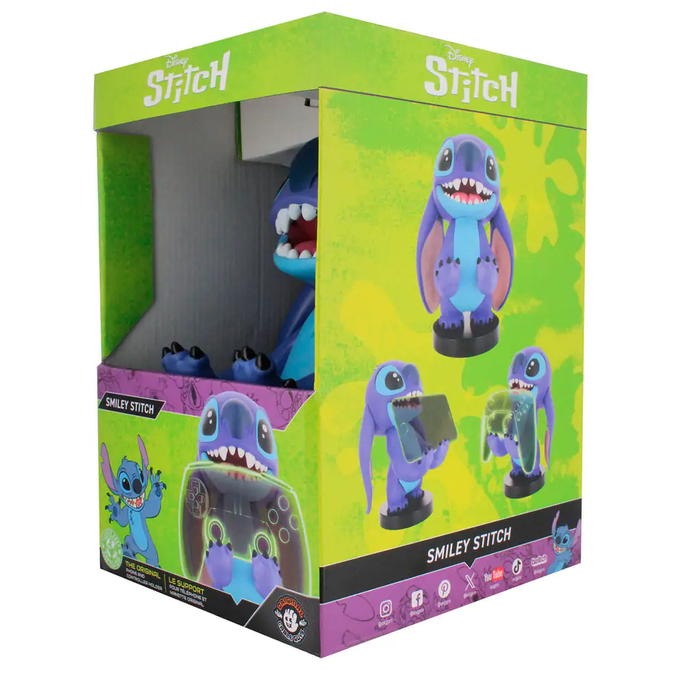 Lilo & Stitch Cable Guys Suport de încărcare Smiley Stitch 21 cm poza produsului