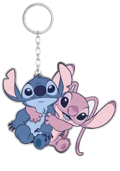 Lilo & Stitch Keychain Breloc Stitch & Angel poza produsului