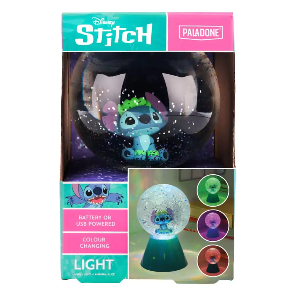 Lilo & Stitch Lampa LED Stitch Glitter Ball 17 cm poza produsului
