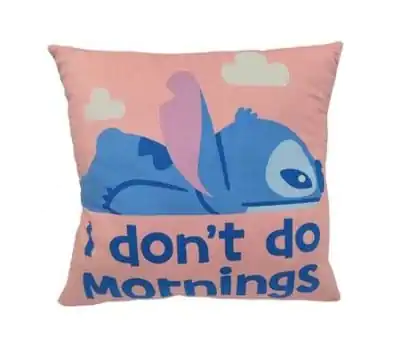 Lilo & Stitch Pernă Stitch I don't do mornings 40 cm poza produsului