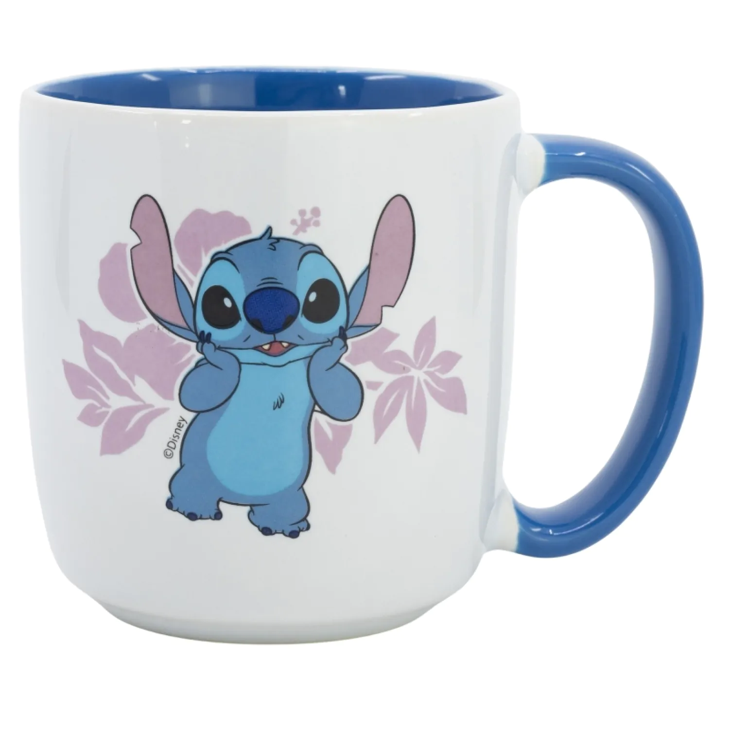Lilo & Stitch Cană Stitch roz Flowers 385 ml poza produsului