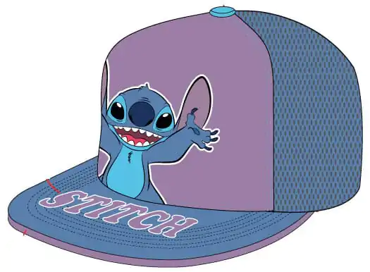 Lilo & Stitch Curved Bill Șapcă Stitch Standing poza produsului