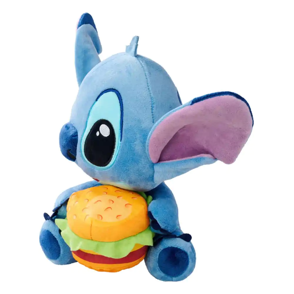 Figurină de pluș Lilo & Stitch Stitch cu burger 25 cm poza produsului