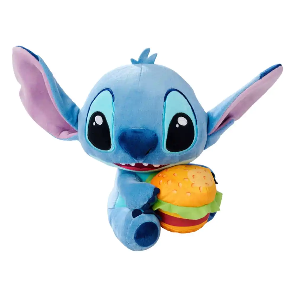 Figurină de pluș Lilo & Stitch Stitch cu burger 25 cm poza produsului