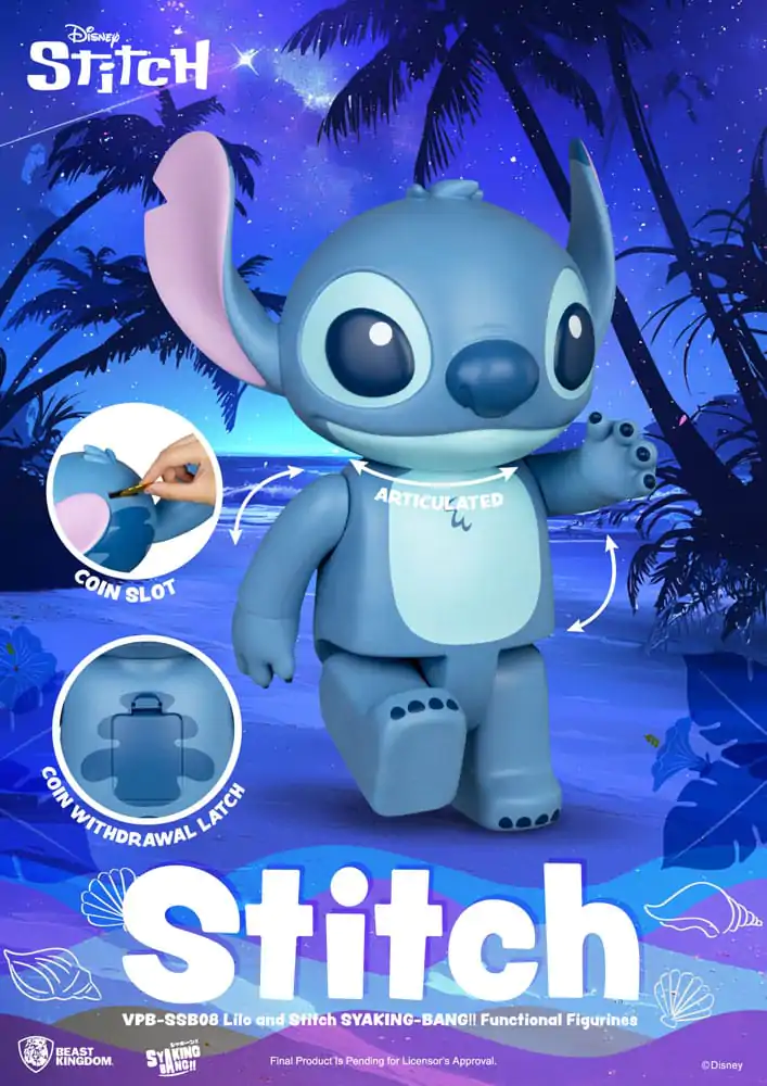 Lilo & Stitch Syaing Bang Vinyl Bank Stitch 30 cm poza produsului