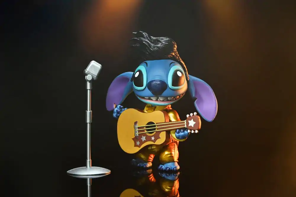 Lilo & Stitch Action Figure Ultimate Gold Suit Elvis Stitch 7 cm Figurina poza produsului