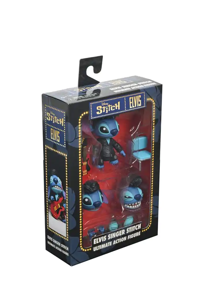 Lilo & Stitch Figurina de acțiune Ultimate Singer Elvis Stitch 7 cm poza produsului