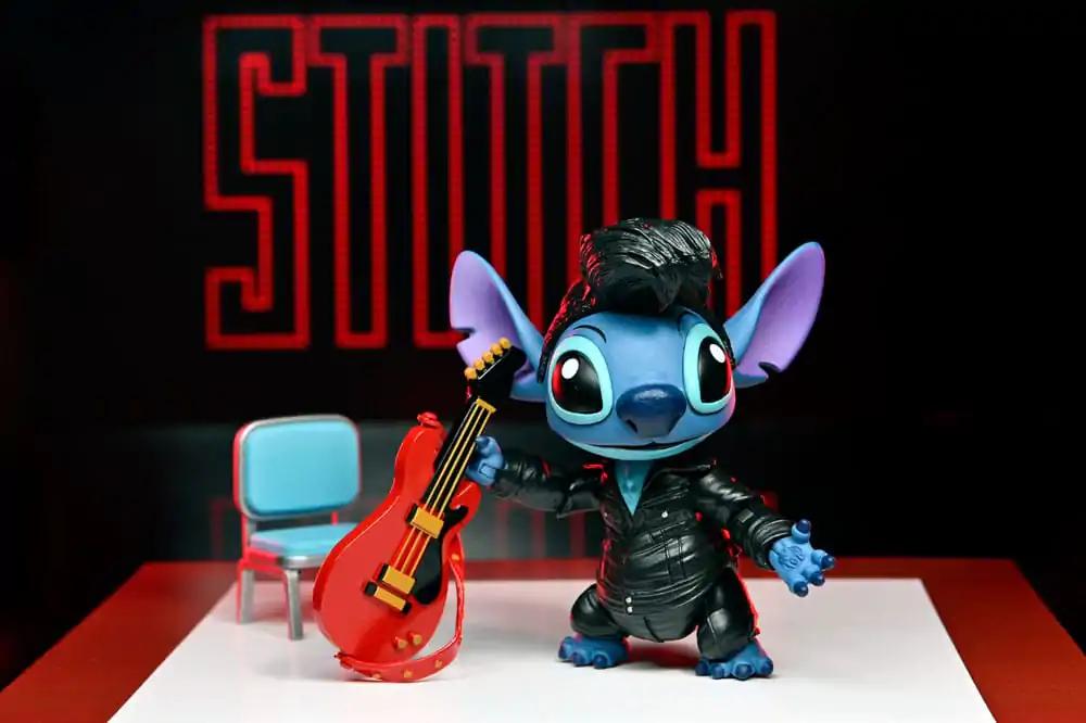 Lilo & Stitch Figurina de acțiune Ultimate Singer Elvis Stitch 7 cm poza produsului