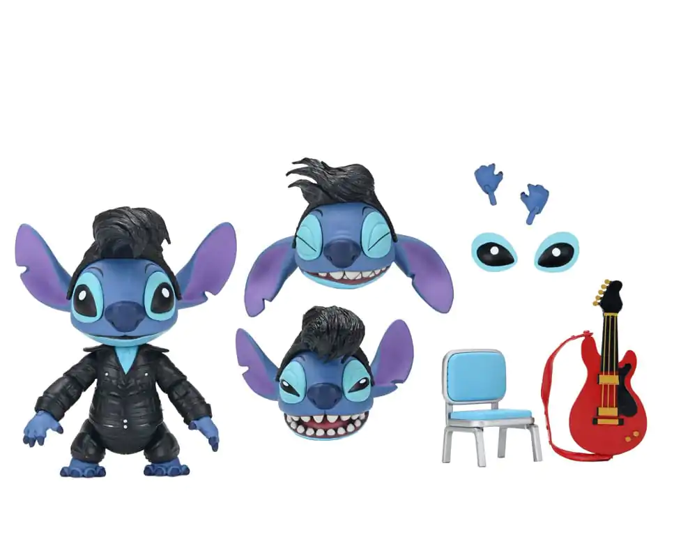 Lilo & Stitch Figurina de acțiune Ultimate Singer Elvis Stitch 7 cm poza produsului