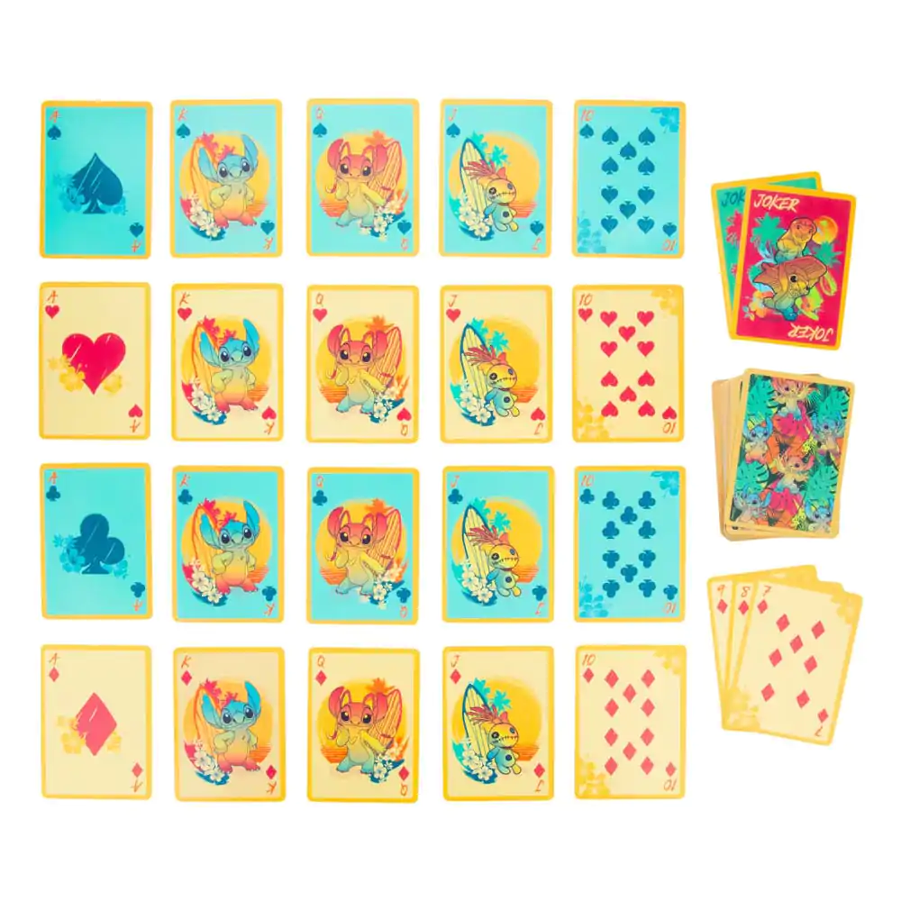 Lilo & Stitch Playing Cards Impermeabile Cărți de Joc poza produsului