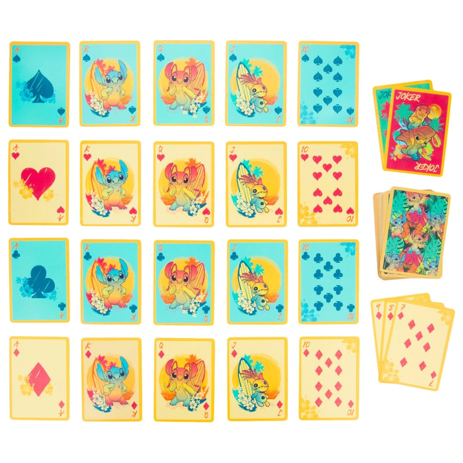 Lilo & Stitch Playing Cards Impermeabile Cărți de Joc poza produsului