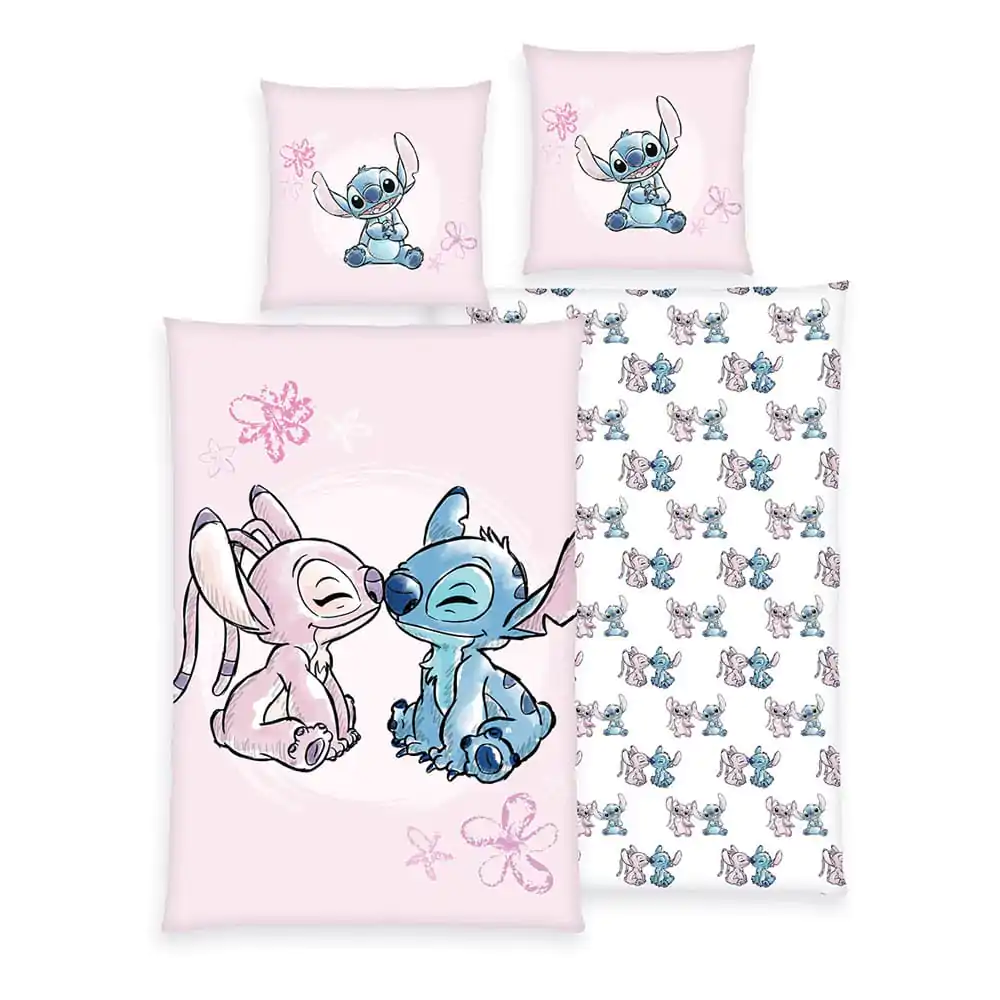 Lilo & Stitch lenjerie de pat 135 x 200 cm poza produsului
