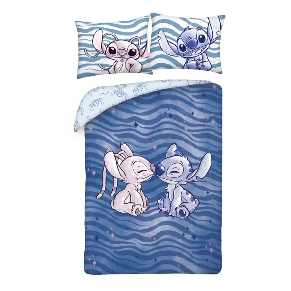 Lilo & Stitch Set Husa Pilota Stitch & Angel Waves 140 x 200 cm / 70 x 90 cm poza produsului