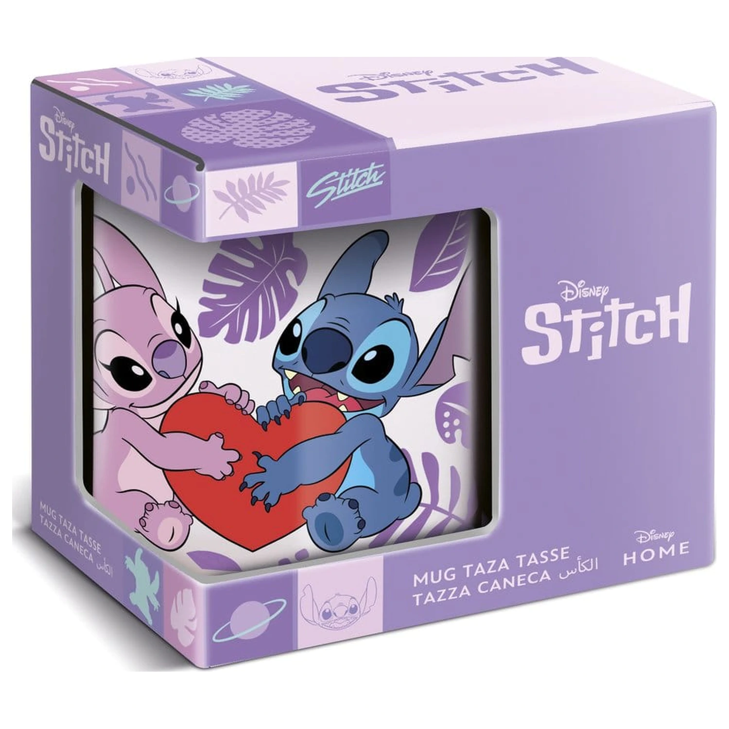 Lilo & Stitch Cană Angel & Stitch Heart 325 ml poza produsului