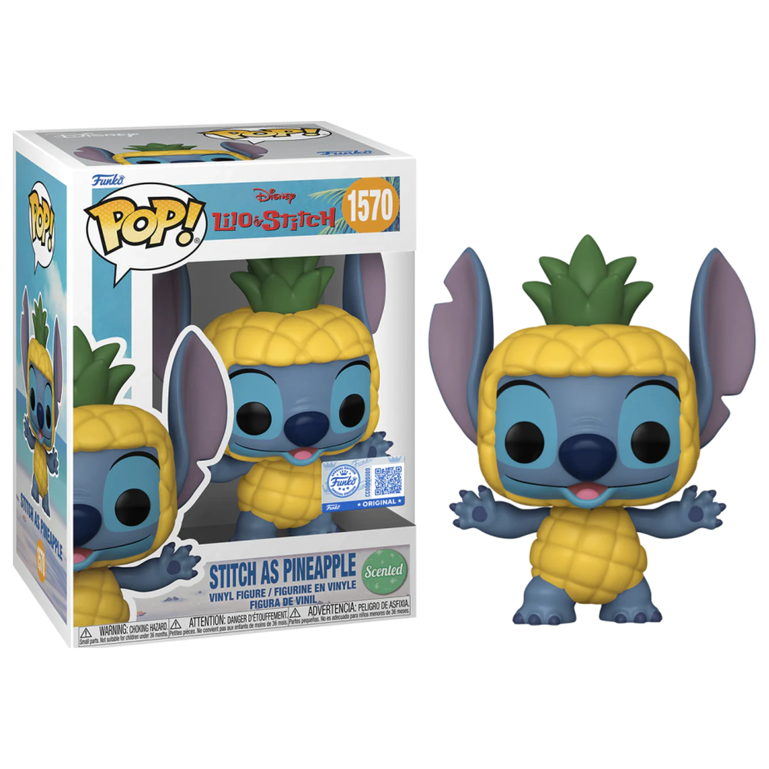 Lilo & Stitch Funko POP Disney Stitch ca Ananas (SC) poza produsului