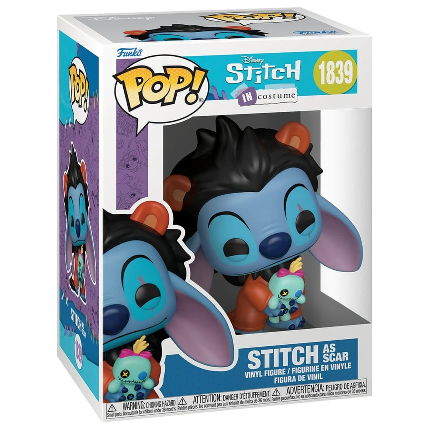 Lilo & Stitch Funko POP! Disney Figurina din vinil Stitch as Scar 9 cm poza produsului