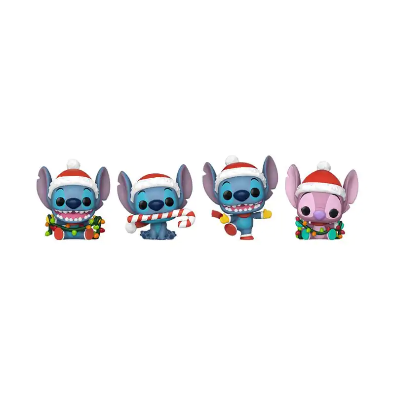 Lilo&Stitch Holiday 2025 Pocket Funko POP! Vinyl Figure Set de 4 figurine 4 cm Tree Holiday Box poza produsului
