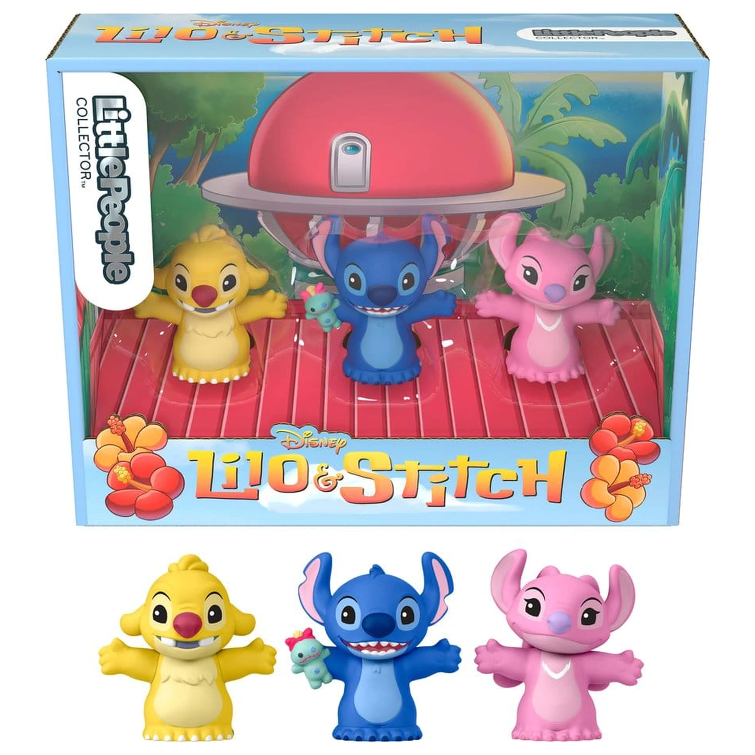 Lilo & Stitch Little People Collector Mini Figurina Pachet 3 Stitch & The Cousins 7 cm poza produsului