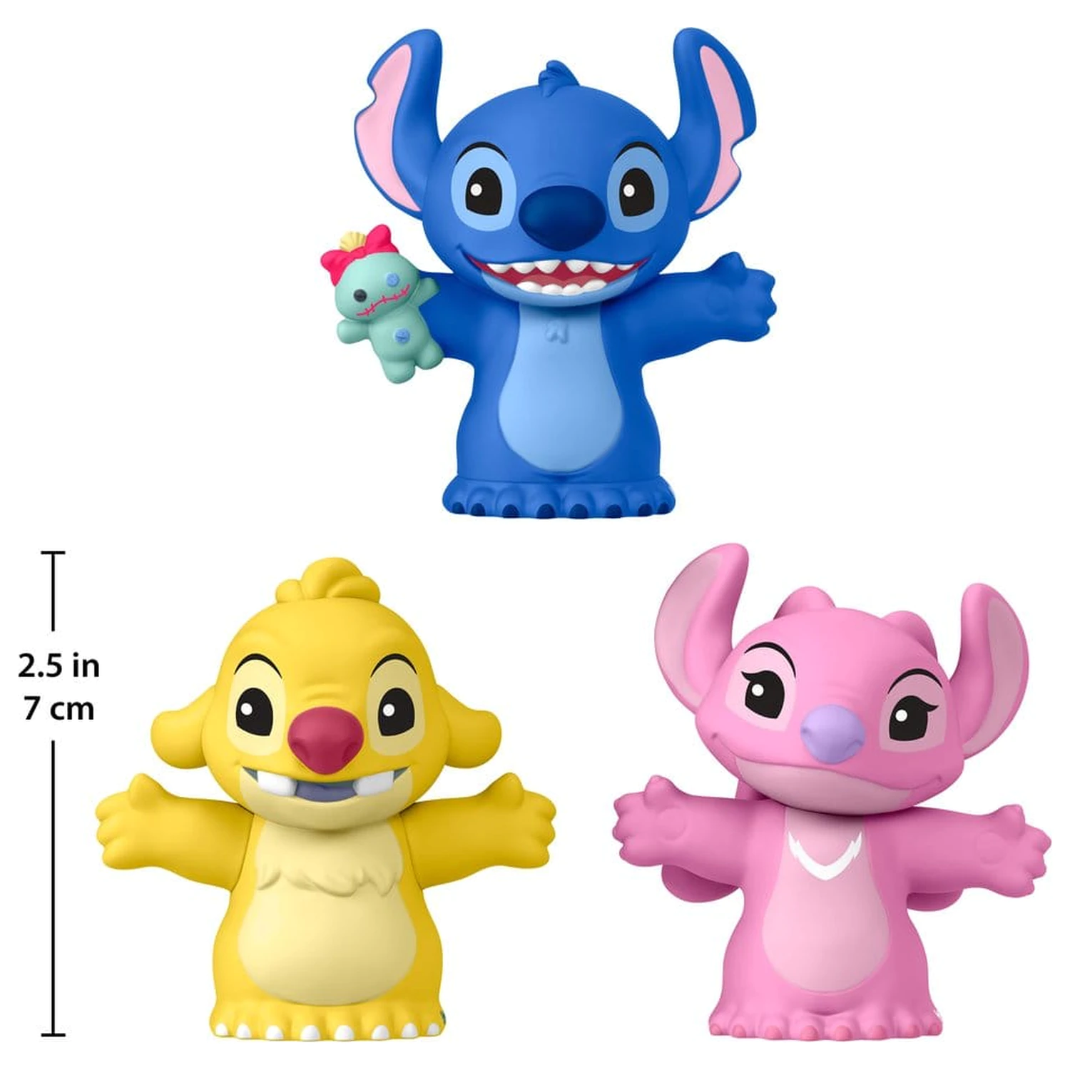 Lilo & Stitch Little People Collector Mini Figurina Pachet 3 Stitch & The Cousins 7 cm poza produsului