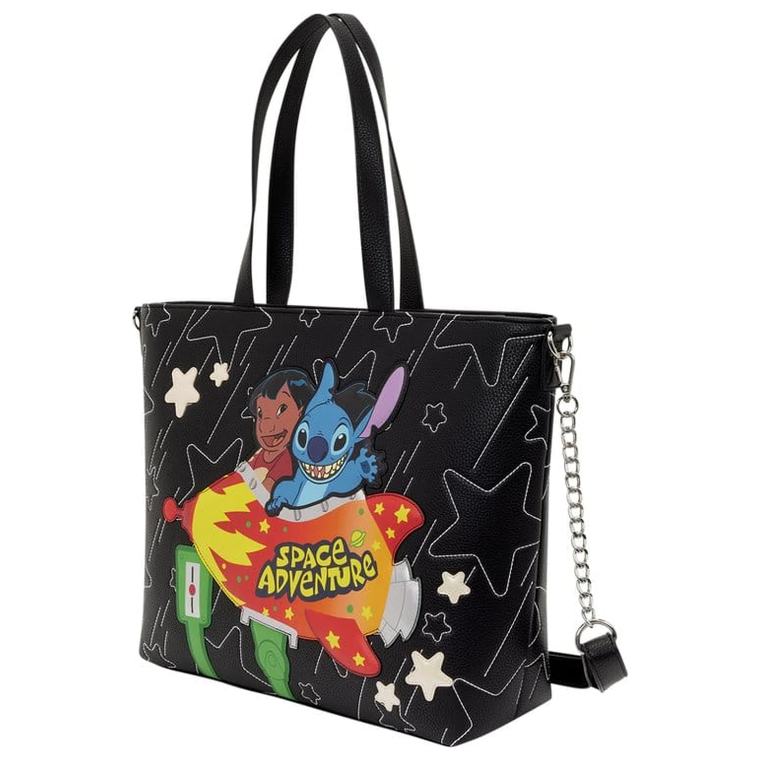 Lilo & Stitch by Loungefly Geantă tote de pânză Space Adventure poza produsului