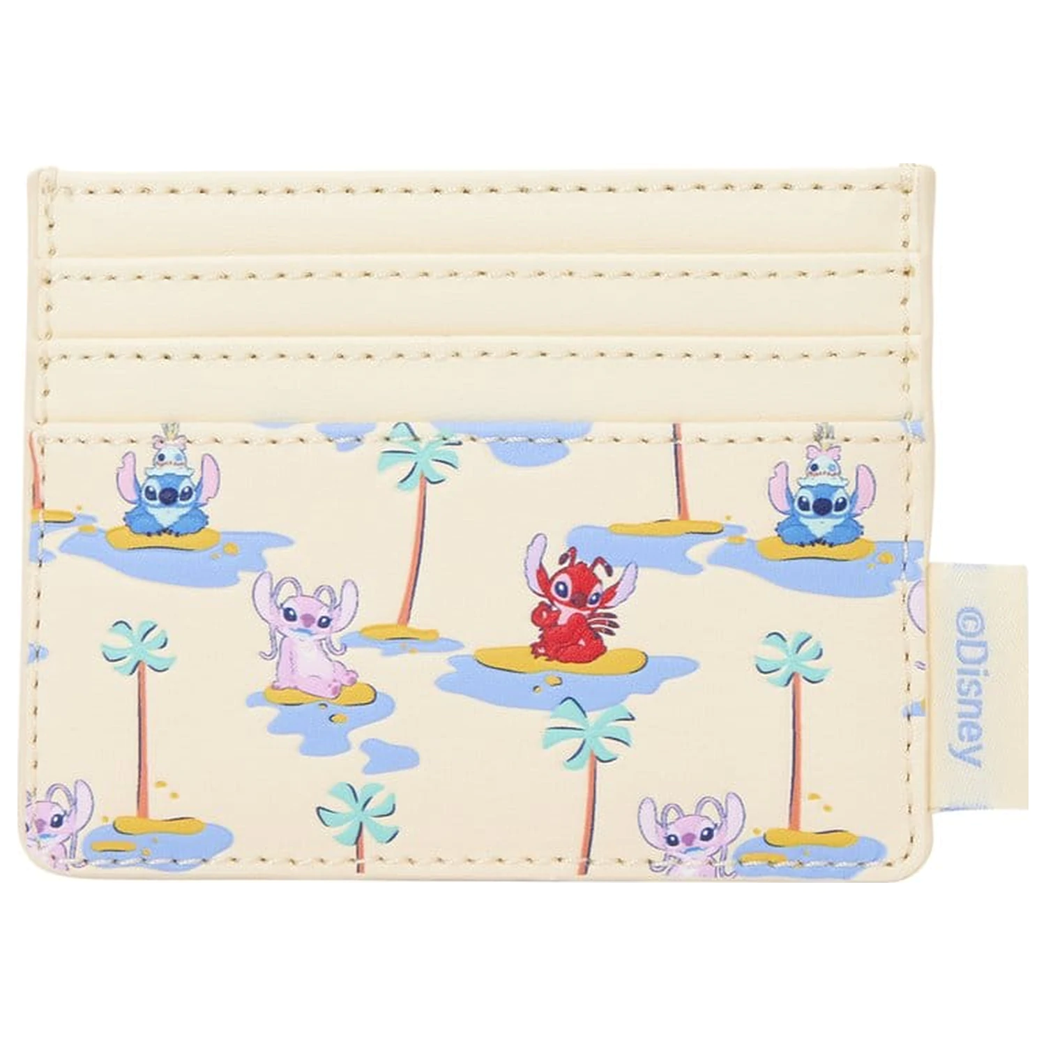 Lilo & Stitch de Loungefly Cardholder Stitch, Angel, & Leroy poza produsului