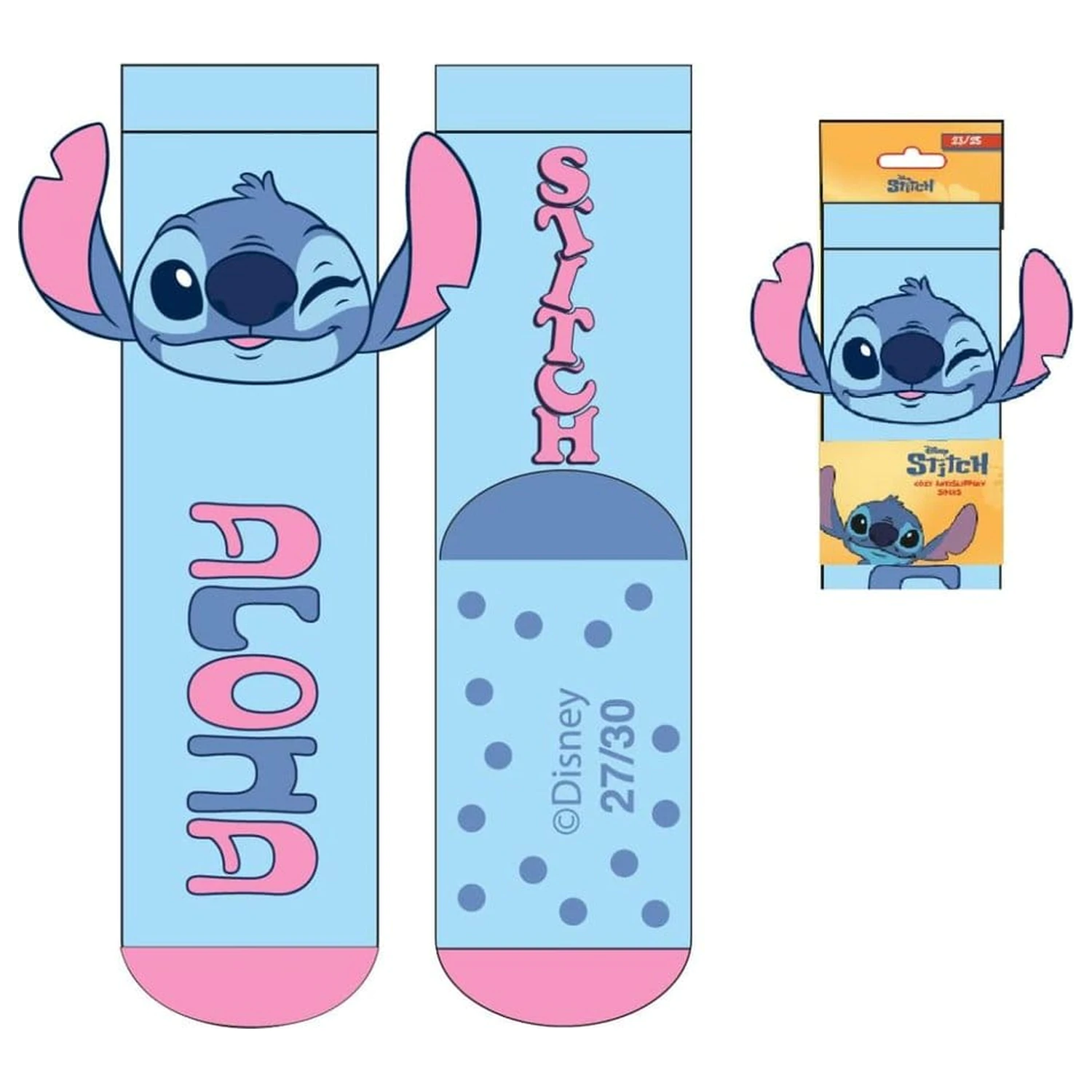 Lilo & Stitch Șosete antiderapante confortabile Stitch 27-34 poza produsului