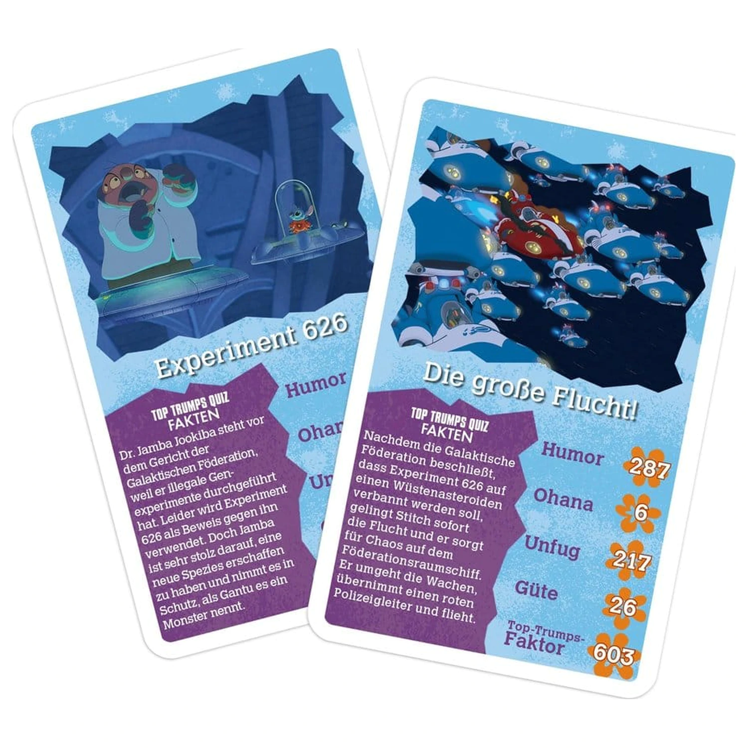 Lilo & Stitch Card Game Top Trumps *German Version* poza produsului