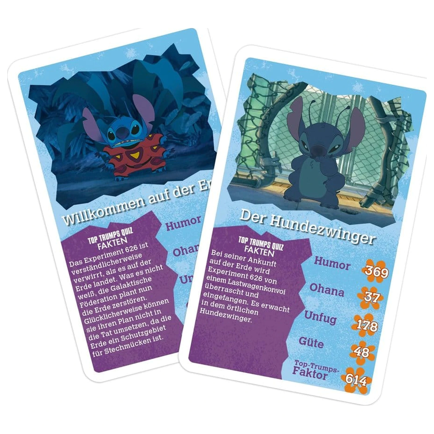 Lilo & Stitch Card Game Top Trumps *German Version* poza produsului