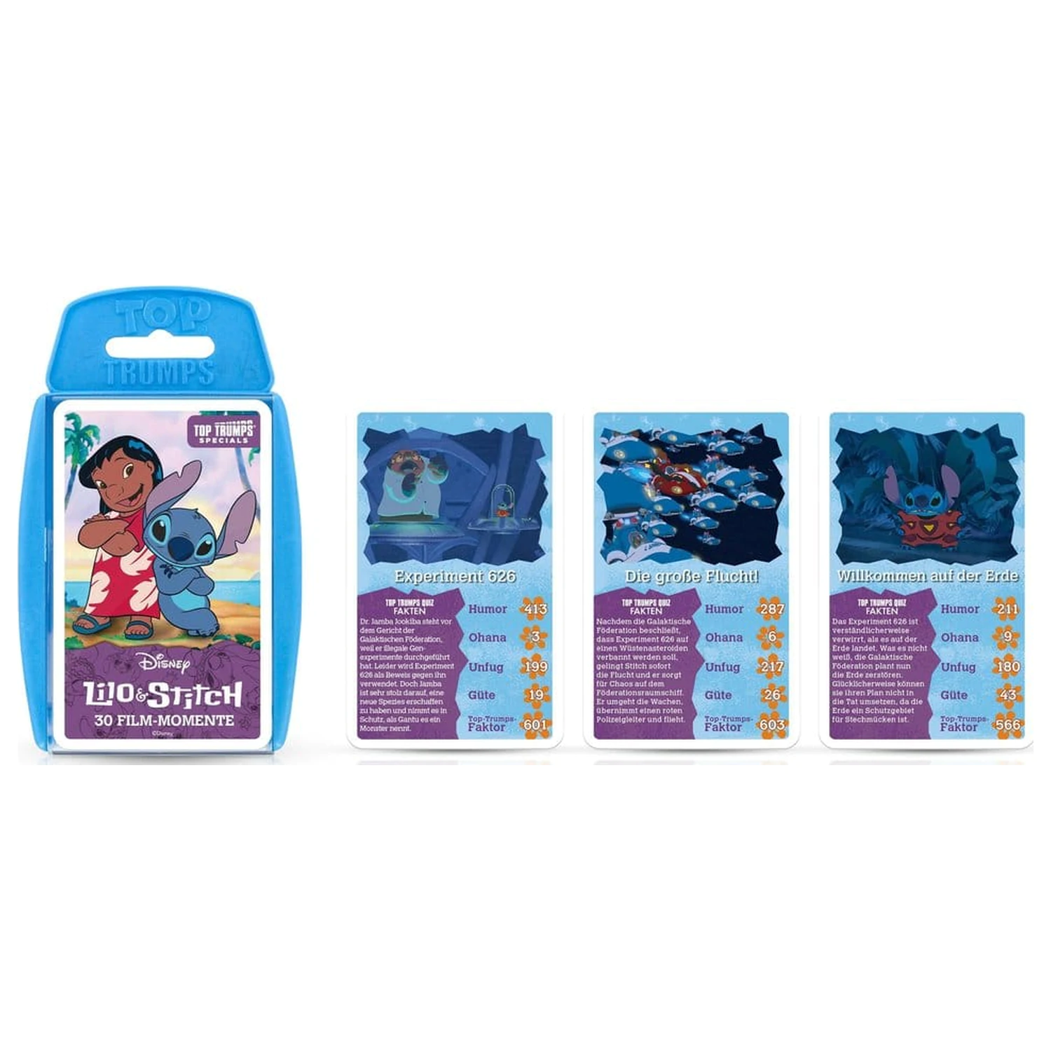 Lilo & Stitch Card Game Top Trumps *German Version* poza produsului