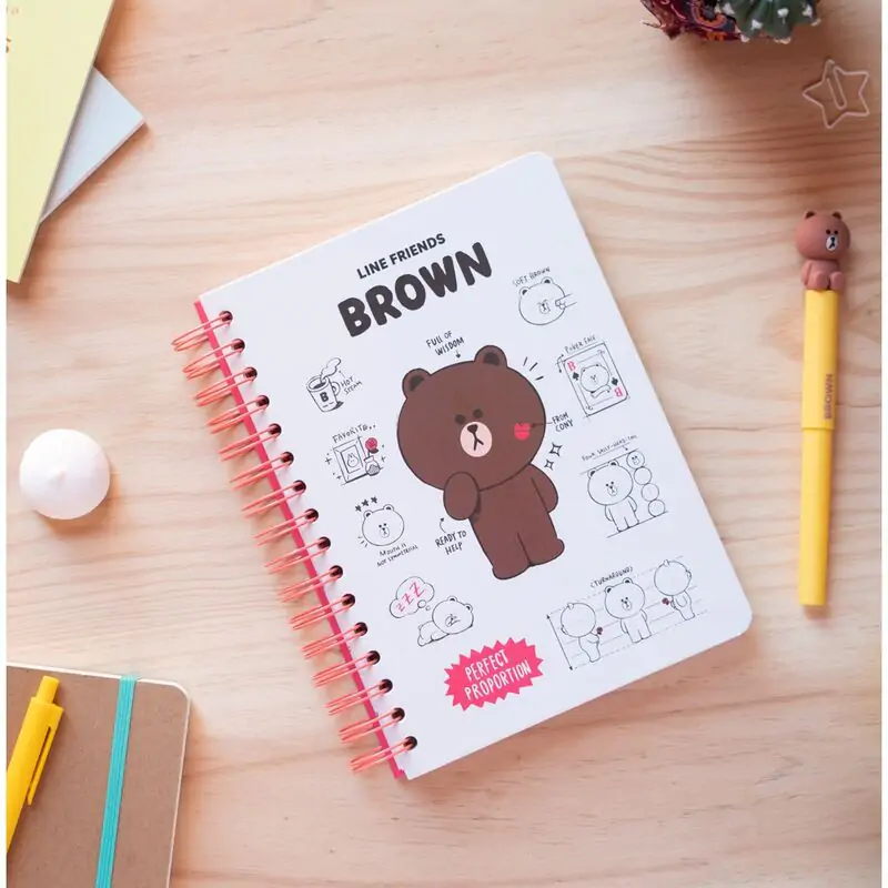 Line Friends caiet A5 poza produsului