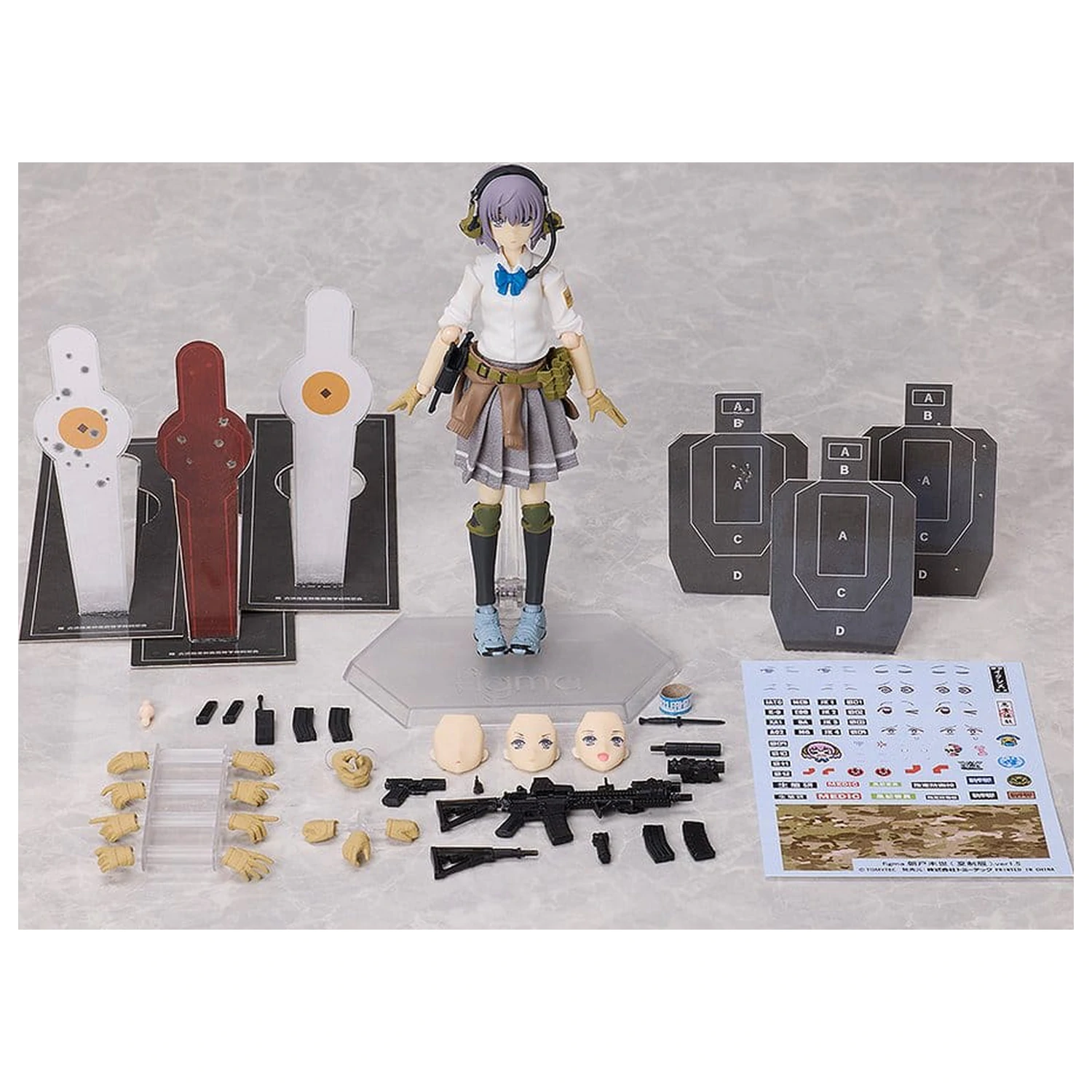Little Armory figma Action Figure Miyo Asato: Summer Uniform ver. 1.5 13 cm poza produsului