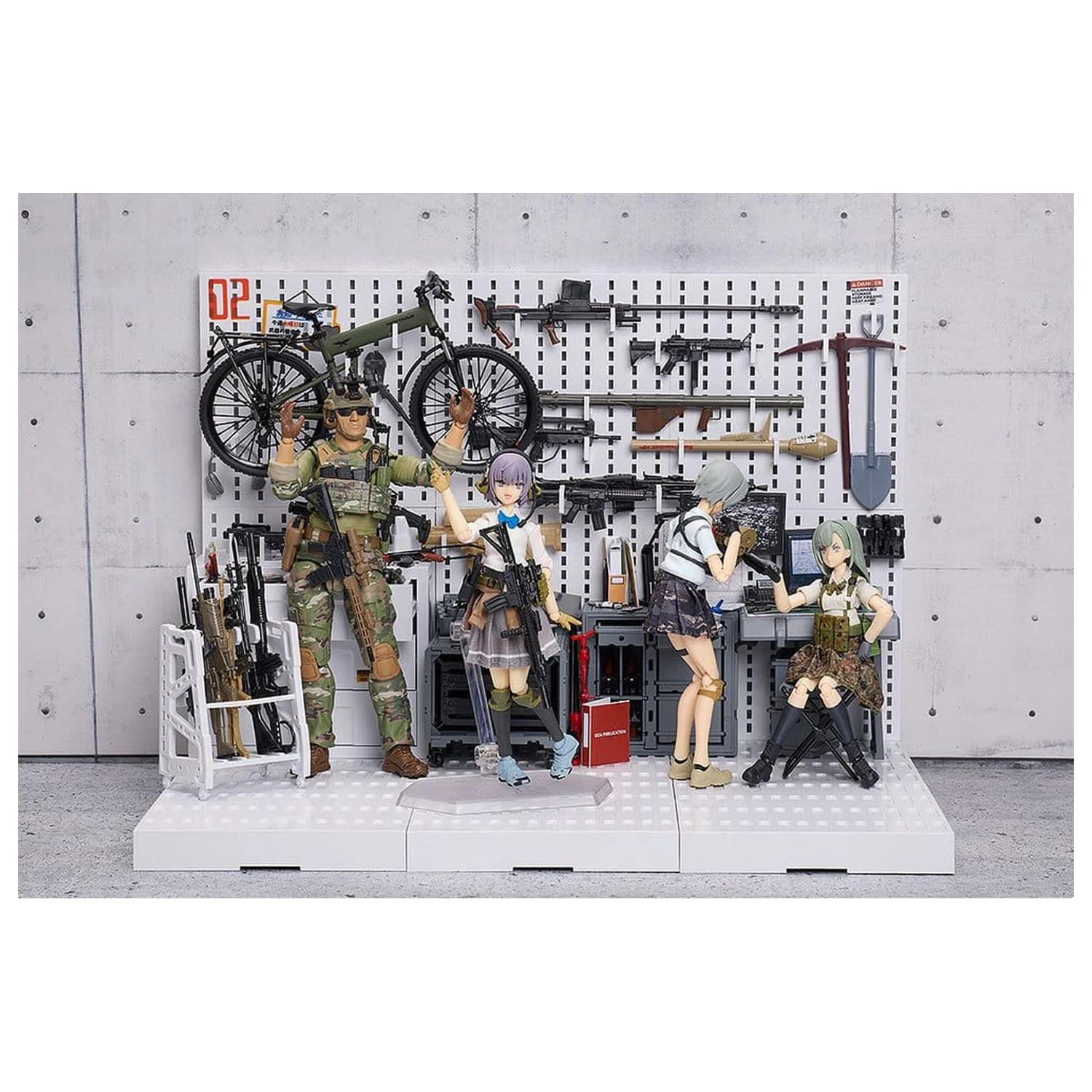 Little Armory figma Action Figure Miyo Asato: Summer Uniform ver. 1.5 13 cm poza produsului