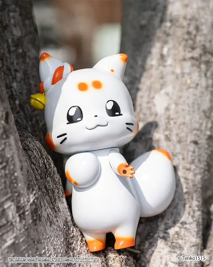 Figurină de vinil Little Fox with Two Tails Chibi Creature Tenko 15 cm poza produsului