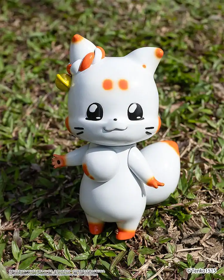 Figurină de vinil Little Fox with Two Tails Chibi Creature Tenko 15 cm poza produsului