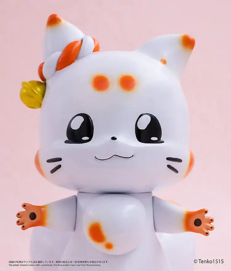 Figurină de vinil Little Fox with Two Tails Chibi Creature Tenko 15 cm poza produsului