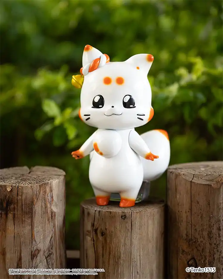 Figurină de vinil Little Fox with Two Tails Chibi Creature Tenko 15 cm poza produsului