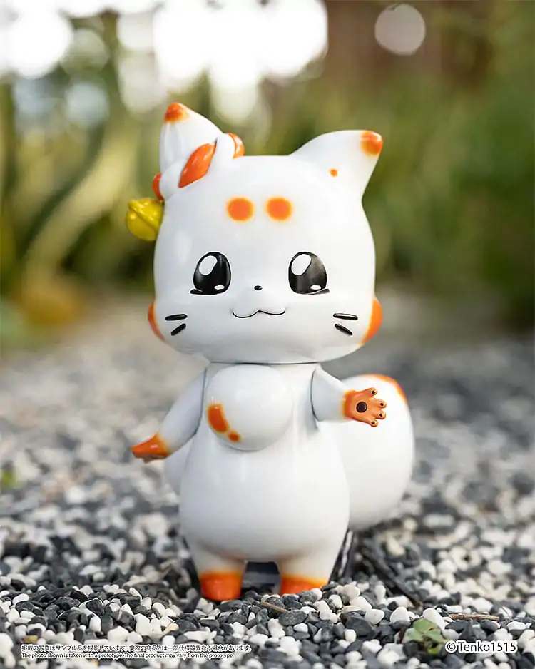 Figurină de vinil Little Fox with Two Tails Chibi Creature Tenko 15 cm poza produsului