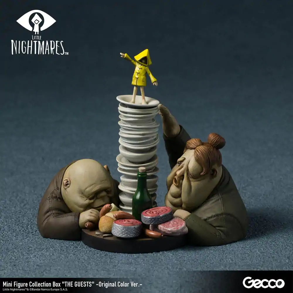 Little Nightmares figurine mini PVC set de 6 bucăți versiunea culoare originală poza produsului