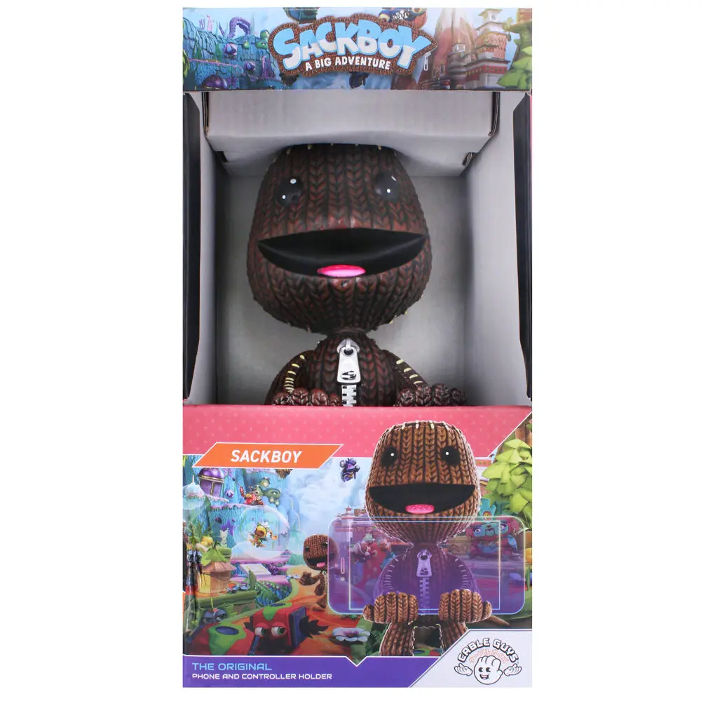 LittleBigPlanet Suport Cablu Tip Figurină Sack Boy 20 cm poza produsului