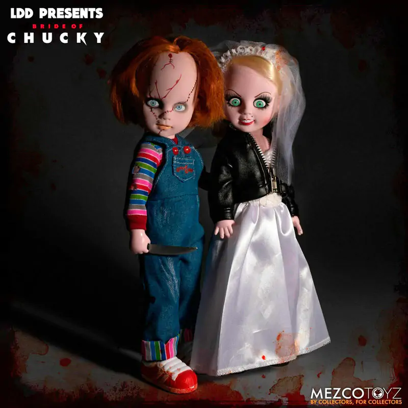 Living Dead Dolls Chucky și Tifanny pachet 2 figurine 25cm poza produsului