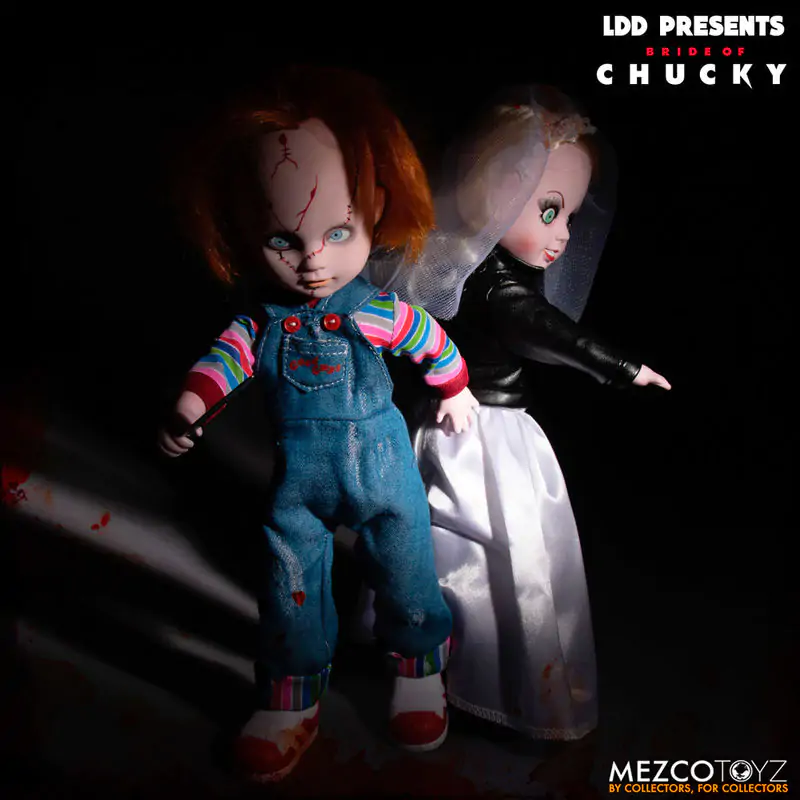 Living Dead Dolls Chucky și Tifanny pachet 2 figurine 25cm poza produsului