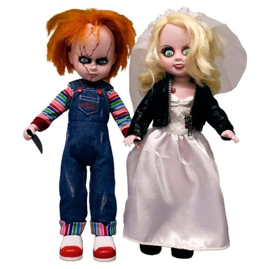 Living Dead Dolls Chucky și Tifanny pachet 2 figurine 25cm poza produsului