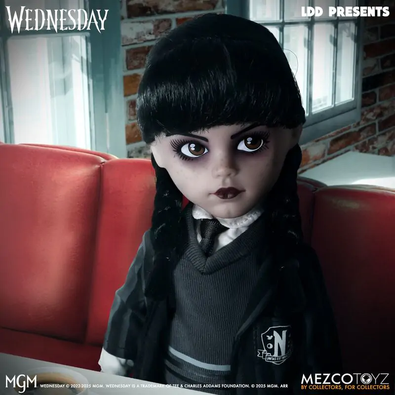 Păpușă Living Dolls Wednesday Uniform 25,5 cm poza produsului