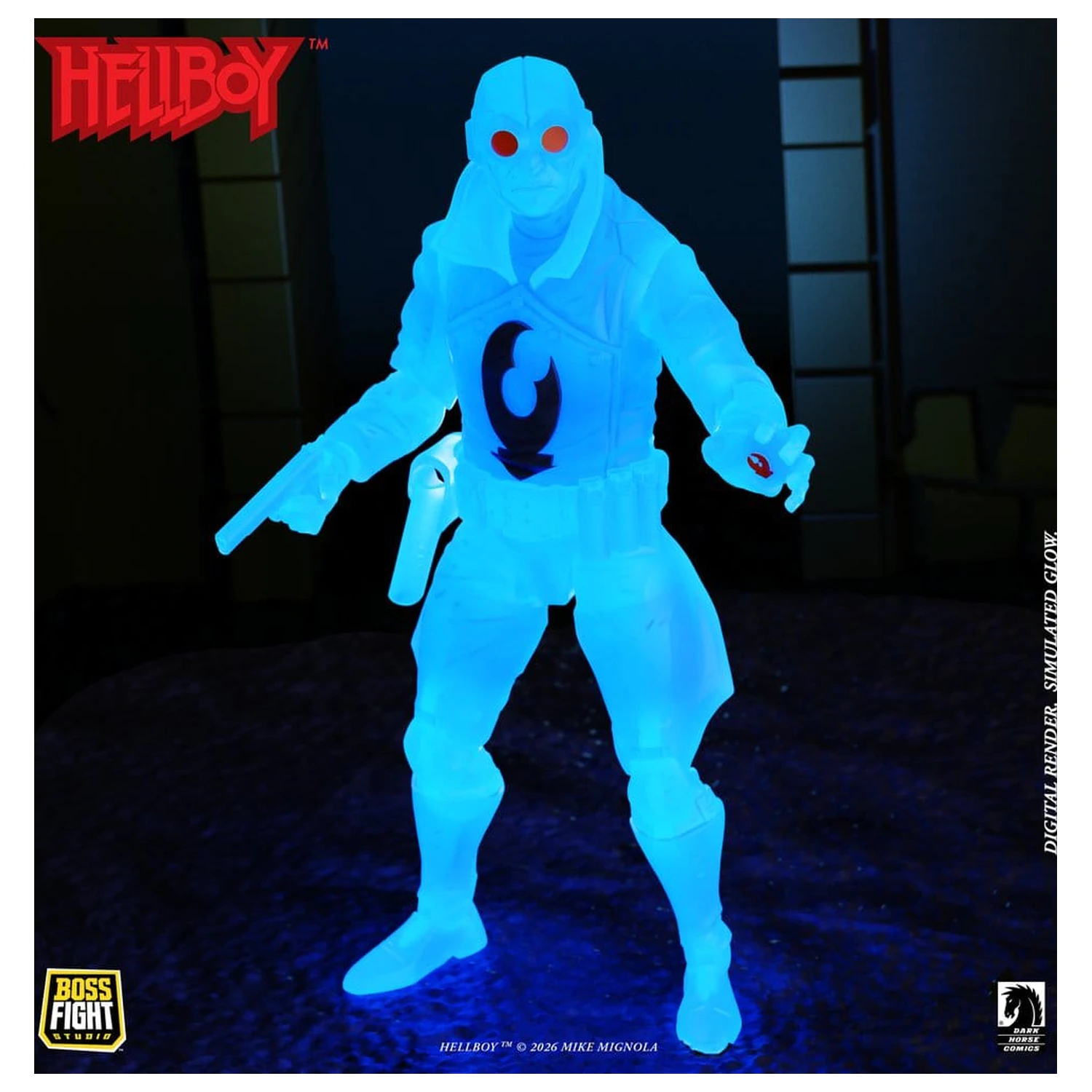 Lobster Johnson 1/12 Figurina de acțiune The Ghost of Lobster Johnson (Ediție limitată) 17 cm poza produsului