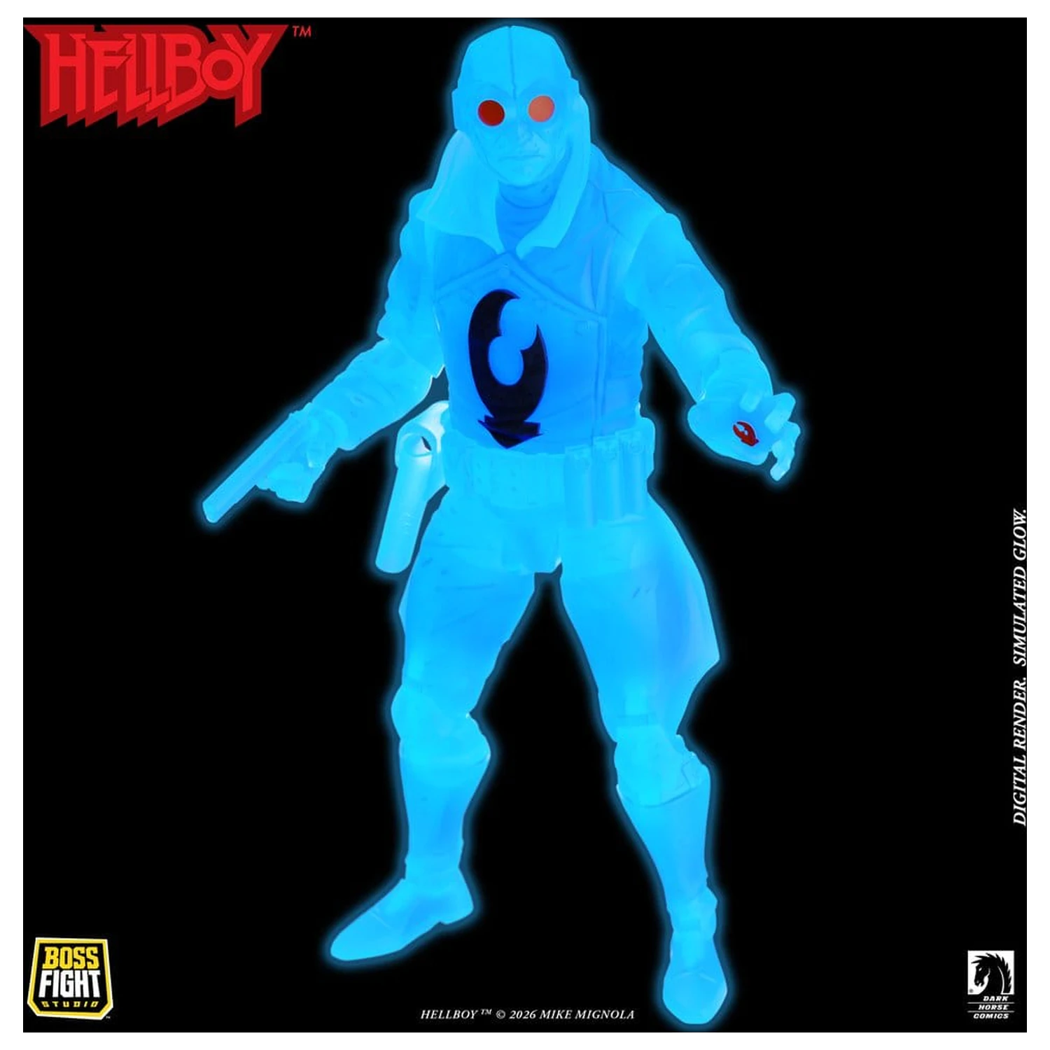 Lobster Johnson 1/12 Figurina de acțiune The Ghost of Lobster Johnson (Ediție limitată) 17 cm poza produsului