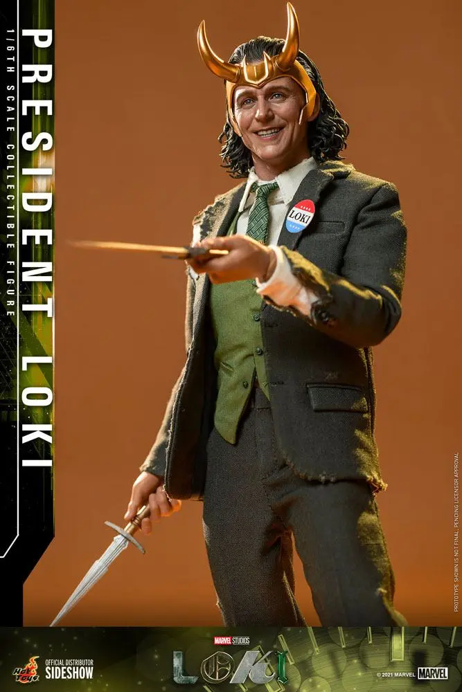 Figurină de acțiune Loki 1/6 Președintele Loki 31 cm poza produsului