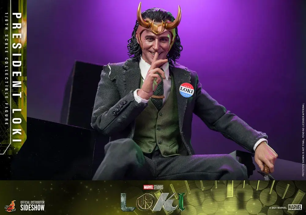 Figurină de acțiune Loki 1/6 Președintele Loki 31 cm poza produsului